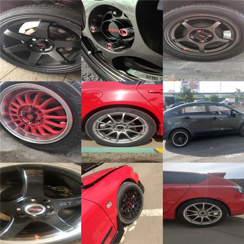 4pcs Black 66mm 61mm Car Styling Wheel Center Caps RAYS Cap for Rims Fit for Volk CE28 Rim TE37 Tokyo Time Attack