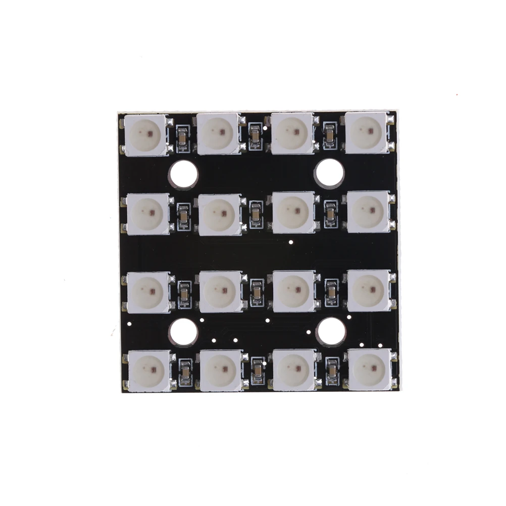 One Piece Rgb Led 4x4 16 Bit Ws2812 5050 Rgb Led Integrated Drivers For Arduino Led Modules Aliexpress