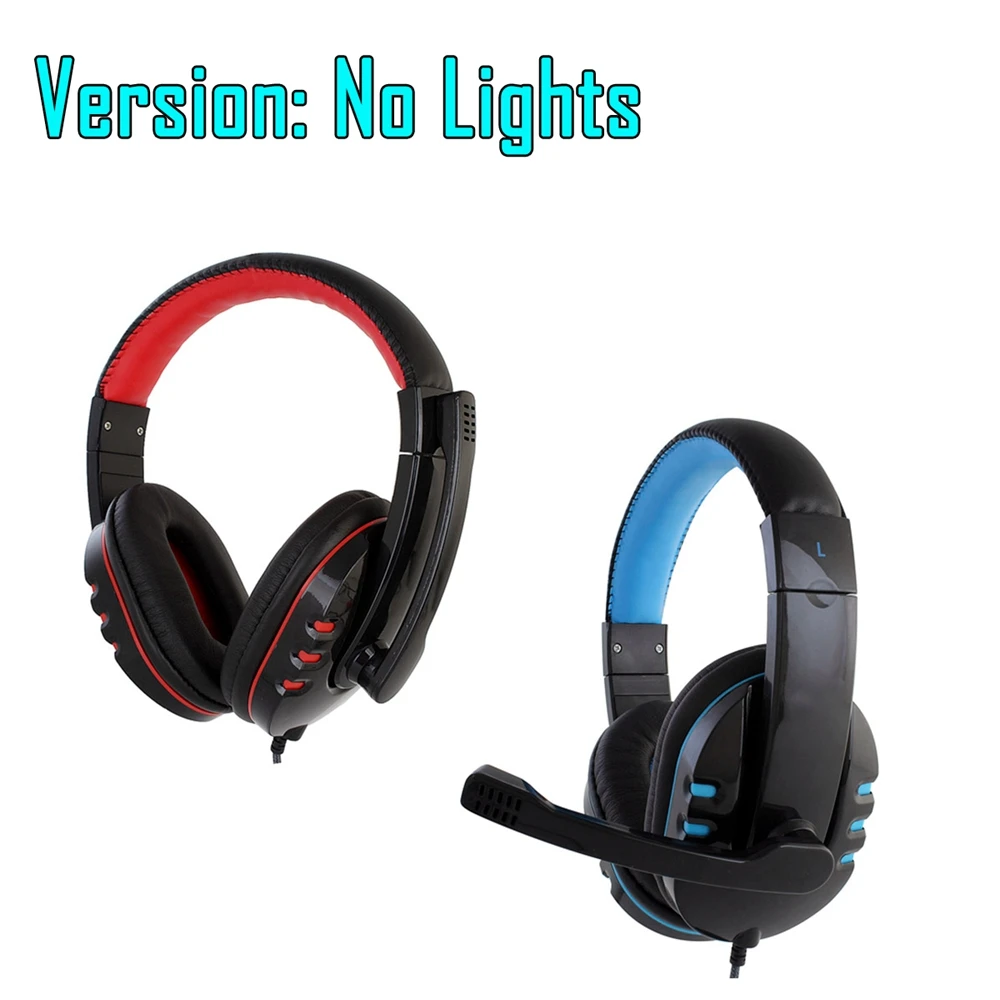 Ch1 Stereo Headphone Headsets Casque Deep Bass Computer Laptop Gaming Headset With Microphone Light for PC Game Gamer Earphones