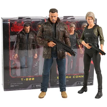 

Terminator 6 Dark Fate T-800 / Sarah Conner Action Figure Joint Movable Model NECA Toy