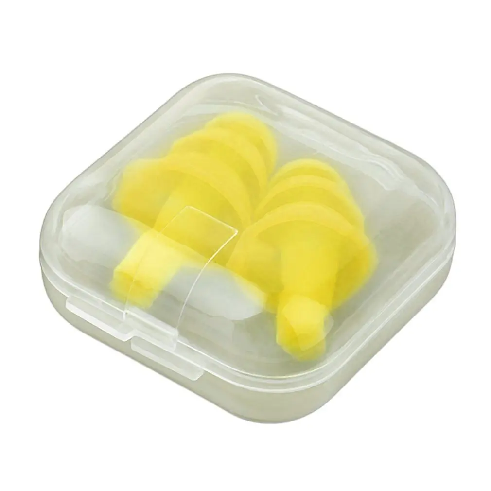 1Pair/3Pairs Spiral Waterproof Silicone Ear Plugs Anti Noise Snoring Earplugs Comfortable For Sleeping Noise Reduction Accessory