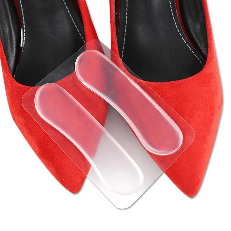 Silicone Gel Heel Protector Soft Cushion Protector Foot feet Care Shoe Insert Pad Insole Shoes Accessories Insoles for Shoes shoe insoles heel cushion insole heel patch insole heel cushion protector heel insoles heel protector patches heel protector pads heel protector