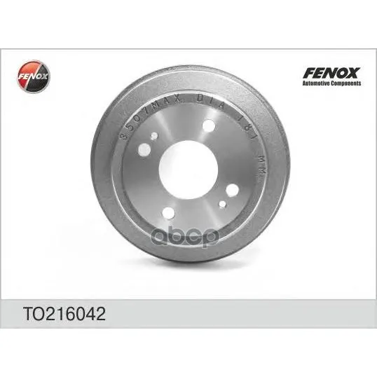 Барабан Тормозной Honda Civic 83-95 D=180мм. Fenox To216042 FENOX арт. TO216042