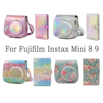 

Besegad PU Leather Instax Camera Case Bag with Mini Photo Album for Fujifilm Instax Mini 8 9 Instant Cameras Kit Accessories