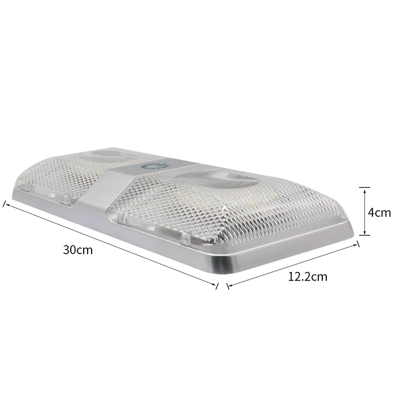 1 упаковка Rv внутренний свет супер яркий Dc 12V 48 Led Rv потолочный Двойной Купол свет трейлер Camper Rv Внутреннее освещение регулируемый