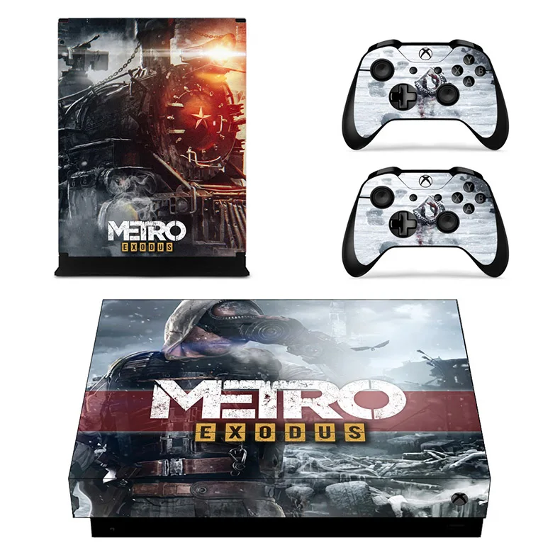 Metro Exodus полное покрытие для игры кожная консоль и наклейка на контроллер для Xbox One X консоль+ контроллер кожи наклейки Винил