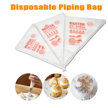 50 Uds desechables pastelería tuberías bolso torta de glaseado Fondant crema decoración boquillas para hornear pasteles punta herramientas de grado superior