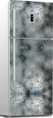 Красный 3D Self Adhesive Fridge Door Cover Wallpaper Dishwasher Fridge Wrap Sticker Kid's Art Fridge Door Cover Sticker Dropshipping - Цвет: Красный
