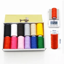 

Sewing Threads 12 Colors Polyester Spools Sewing kit for Hand & Machine Sewing