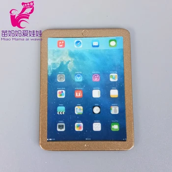

Mini Pad Notebook for Doll Use for 1/6 1/8 1/12 Bjd Barbie Blythe Licca Doll Mini Phone Laptop for Doll Mobile