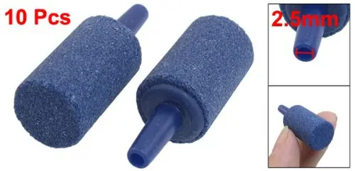 10 шт. 14,5 мм x 25 мм минеральный пузырьковый аэратор для аквариума Airstone Blue