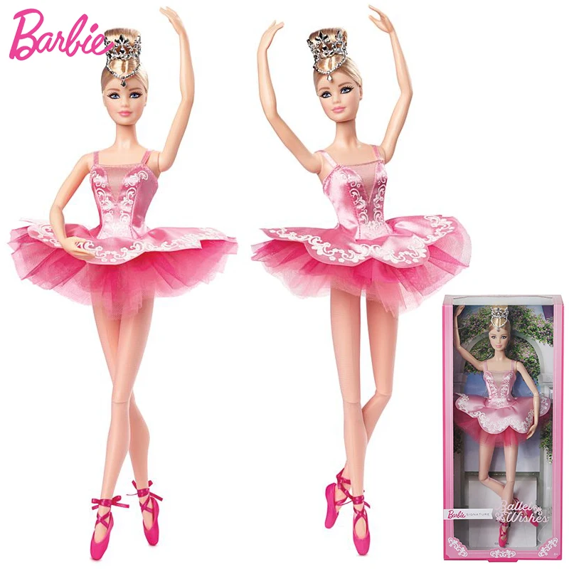 Оригинальный бренд кукол Барби балета Кукла с пожеланиями Colletor Pink Label Actionr