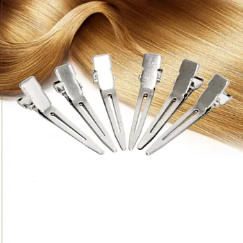 

60Pcs Flat Top Narrow Single Prong Metal Alligator Clips With Bulk Craft DIY Hair Clip Durable Hair Accessories