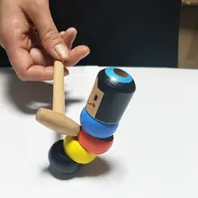 Boneco magico de madeira Frühen bildung baby spielzeug, nette puppen, dharma puppen, automatische montage(China)