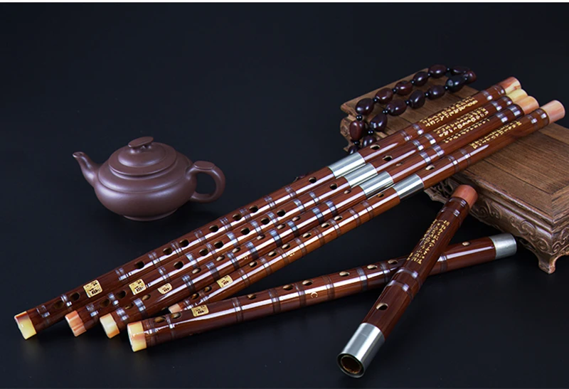 JLM High Quality Chinese Bamboo Flute Musical Instrument CDEFG Key Transverse Dizi Professional Flauta Binodal Double Plug