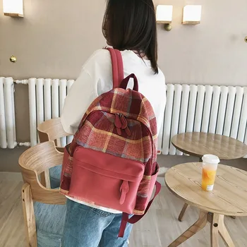 

2020 New Korean Backpack Women's Casual Fashion Campus Simple Student Large Capacity Backpack Lady