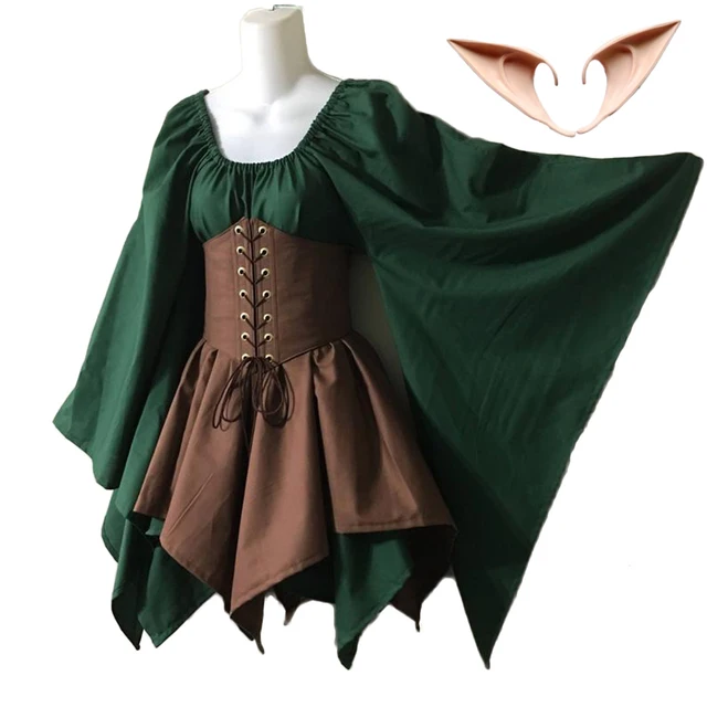 Ropa Elfica Cosplay Costumes | Elf Fancy Dress Women | Elfs Cosplay Clothes  - Women - Aliexpress