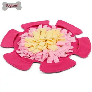 

Flower Design Pet Training Snuffle Mat Yoga Health Exercise Dog Slow Eating Bowl Pads
