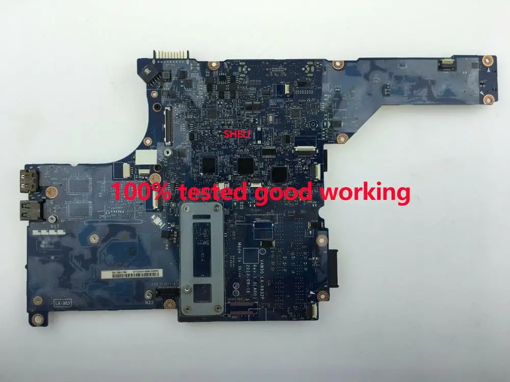 discounted  SHELI For Dell Latitude E5440 Laptop Motherboard i3-4030U CPU VAW30 LA-9832P CN-06DTX4 06DTX4 6DTX4