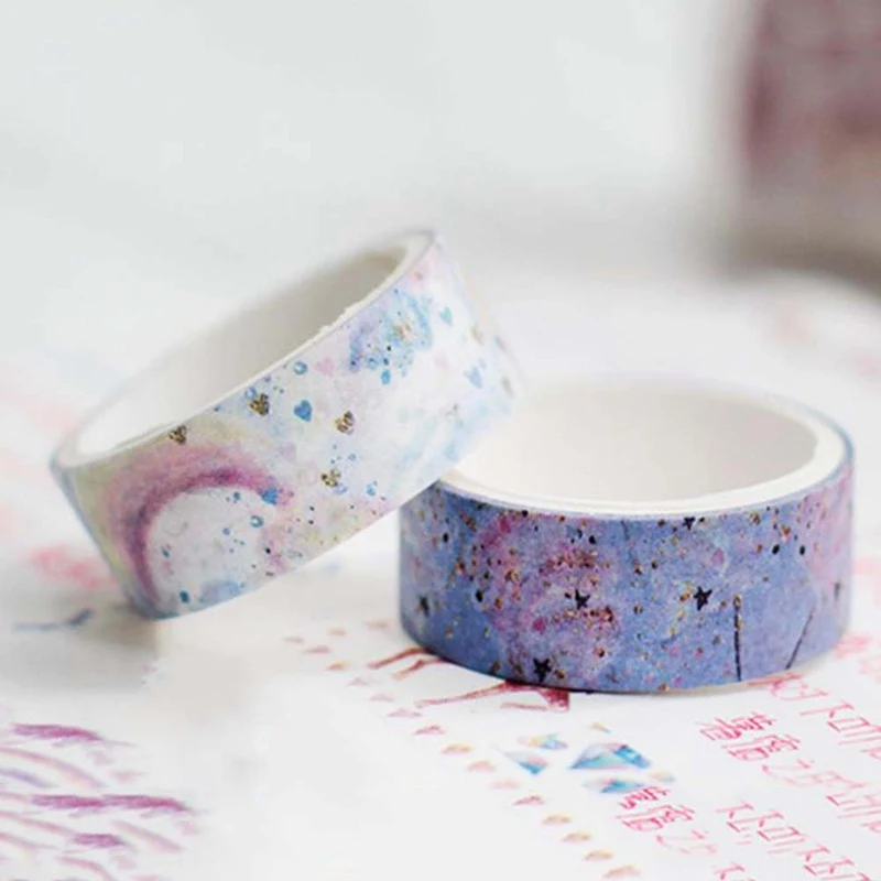 10 шт./компл. Kawaii набор для скрапбукинга лента Washi цветок Бумага изоляционная лента клейкая лента для поделок Стикеры канцелярских принадлежностей
