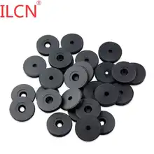 125Khz ID круглая монетная карта бирка RFID Водонепроницаемая только считывающая охранная патрульная система ABS EM4100 контроль доступа Размер 30 мм черный 10 шт