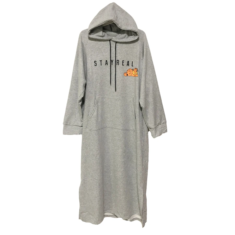 Autumn Winter Women Sweatshirt Cartoon printed Long Hooded Pullover Tops Loose Plus size harajuku Hoodies Womens clothing