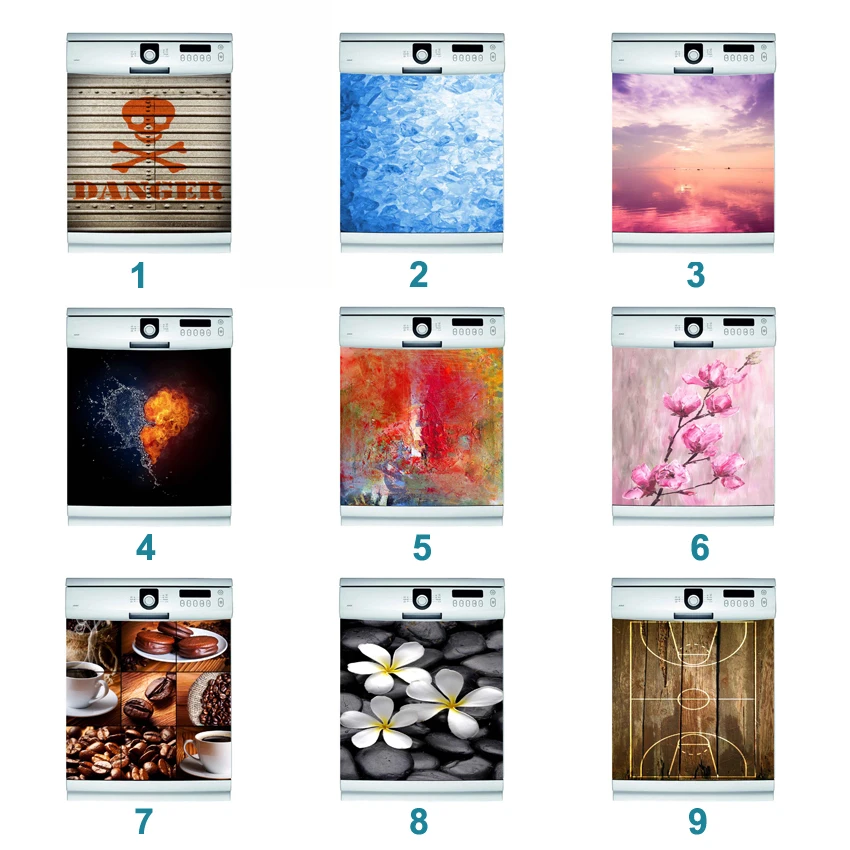 Wholesales Dishwasher Cover Kitchen Accessories Wall Stickers