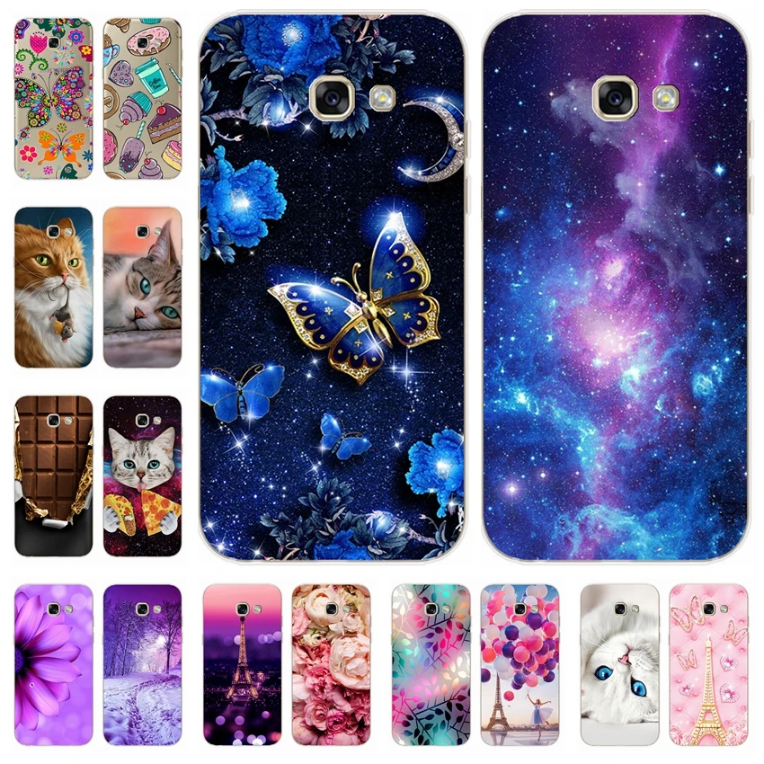 For Samsung Galaxy A5 2017 A520 F Soft Silicone Printing Phone Cover Case Coque A 5 520 Cases Capa |