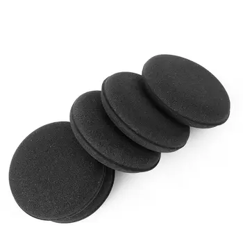 

Black Polishing Sponges Replacement Washable Crimping Waxing Microfiber