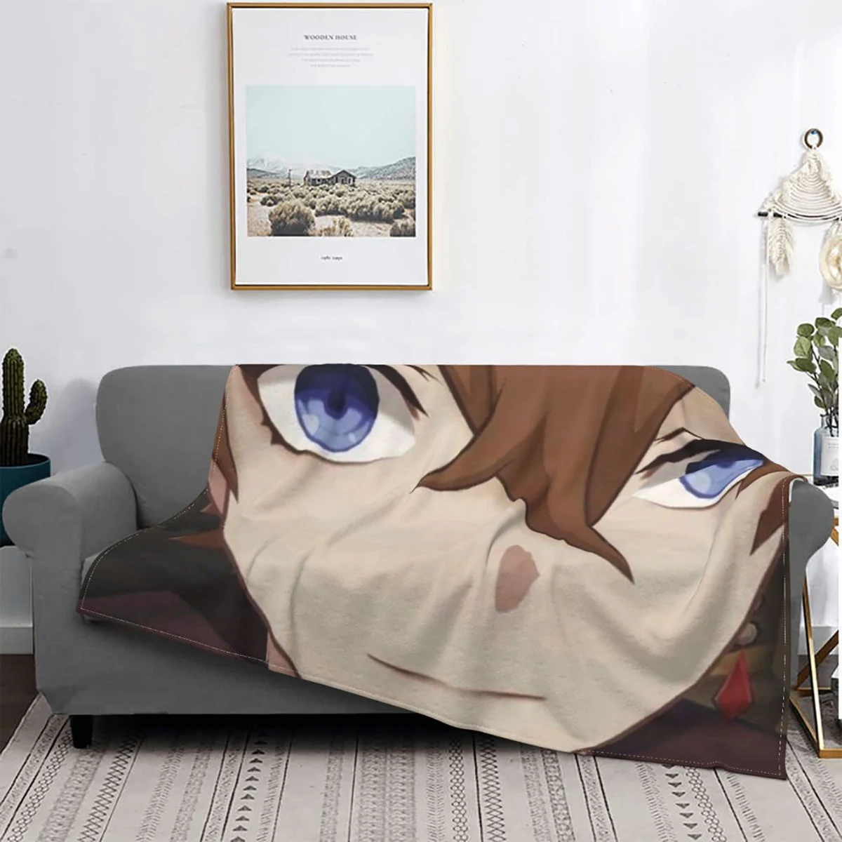 Childe Genshin Impact Blankets Anime Fleece Throw Blanket Home Couch Printed Ultra-Soft Warm Bedspread Bedding | Дом и сад