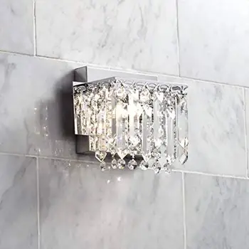 

Square Crystal Wall Lamp Morden Crystal Wall Sconce Crystal Chain Wall Lights Wall Sconce Wall Lamp Wall Light
