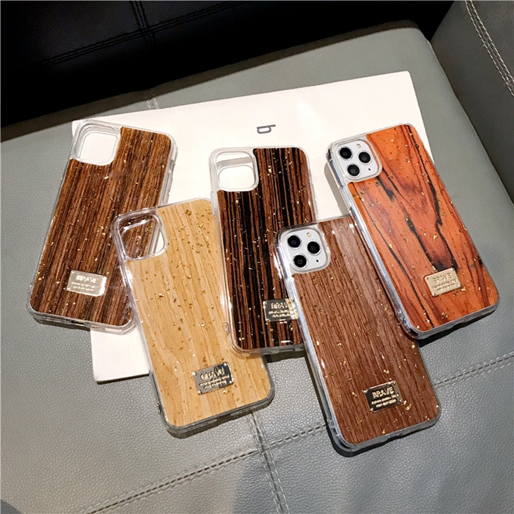 Чехол с принтом под дерево для iPhone 11 Plus роскошный чехол 11pro Max деревянным дизайном
