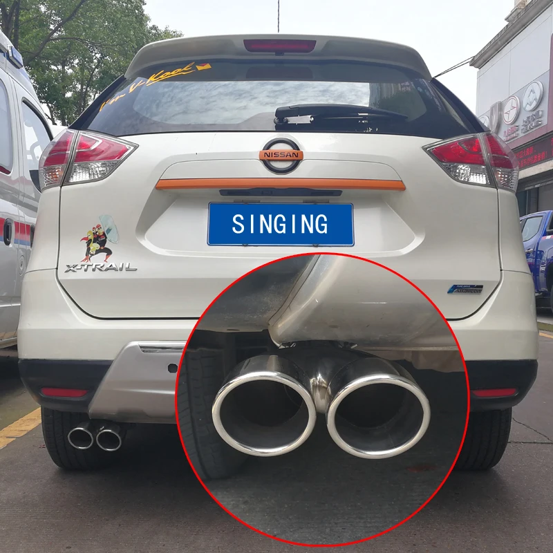 SINGINGmufflerexhausttiptailpipeEndPipedecorativecar