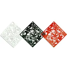 Наклейки полые белые черные полые Висячие экран перегородка комнаты домашний Модный Цветной занавес бабочка современный раздел