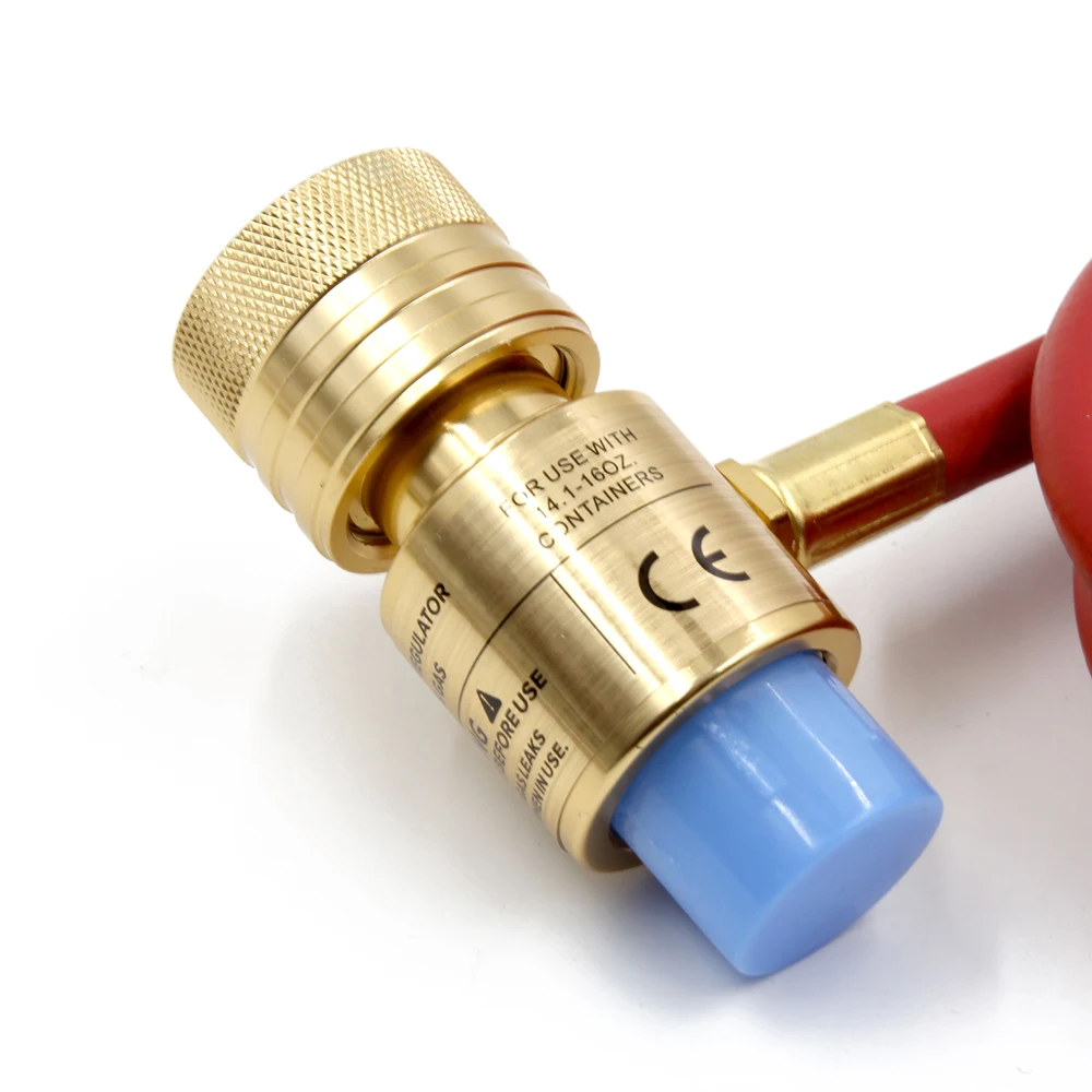 

Hot Safe Hand Propane MAPP Torch Braze Welding Torch 4 levels adjustable flame with 1.5m Hose