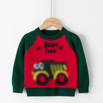 

Autumn Winter Christmas Boys Girls Sweater Children Sweaters Clothing Kids Knitted Cardigan Thick Warm Sweater Outerwea