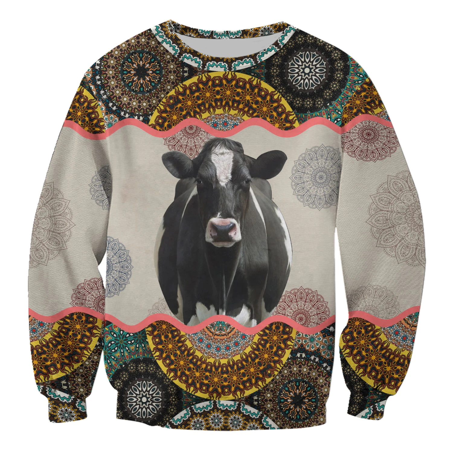 Beautiful Cow 3D All Over Printed Men Hoodie Harajuku Sweatshirt Streetwear autumn hoodies Unisex Casual jacket Tracksuits DK015