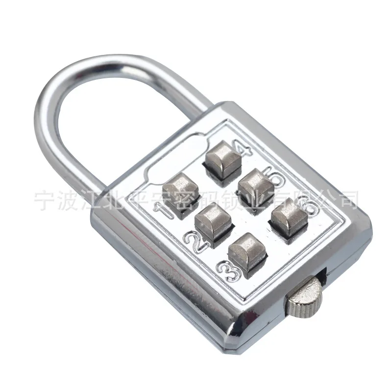

Six Eight Digits Ten Button Password Lock Old Man Blind Drawer Gym Wardrobe Cabinet Luggage Padlock