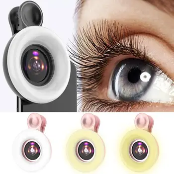 

LED Selfie Ring Light 3 different levels Clip-on 15X Photography Phone Macro Lens VivoYoutube Makeup Beauty Instagram
