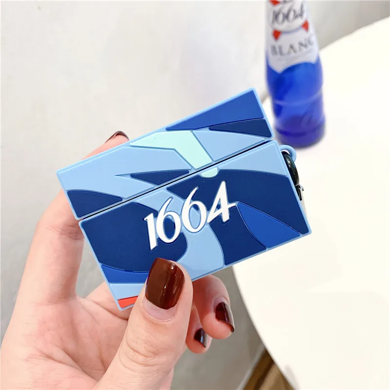 Силиконовый чехол Beer 1664 для Apple Airpods 3 pro чехлы наушников Pro s Для Air Pod 3D| |