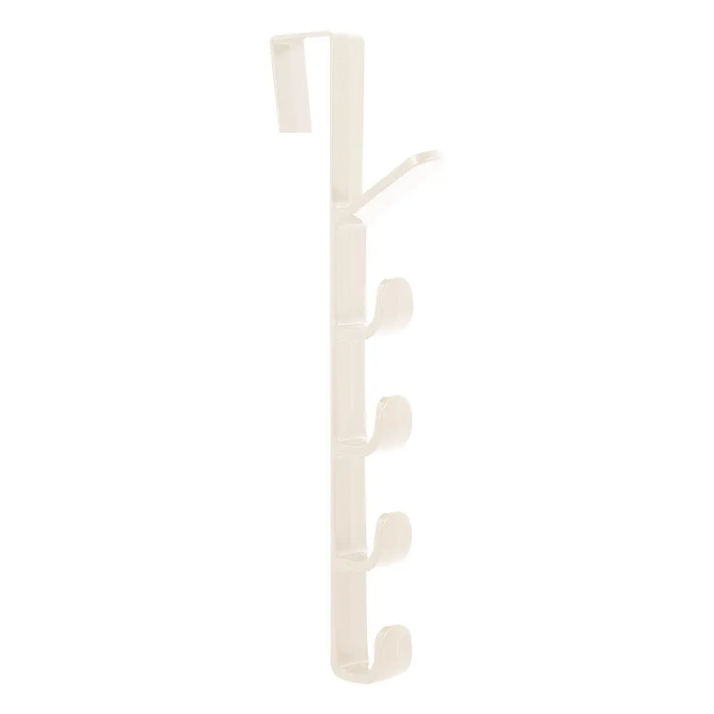 White Вешалка для шкафа вешалка крюк дверь вешалка ABS Прочный Многофункциональный практичный портативный ванная комната Гостиная шапка-футляр - Color: White