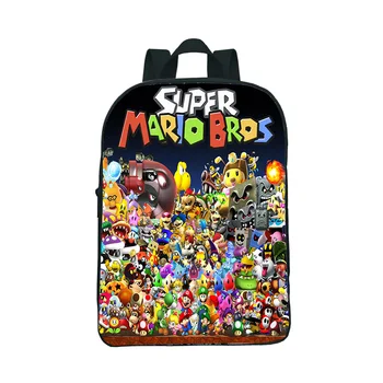 

Mini 12 Inch Super Mario Backpack Children Bags Beautiful Pattern Backpack Kids Kindergarten Daily Practicality Backpack