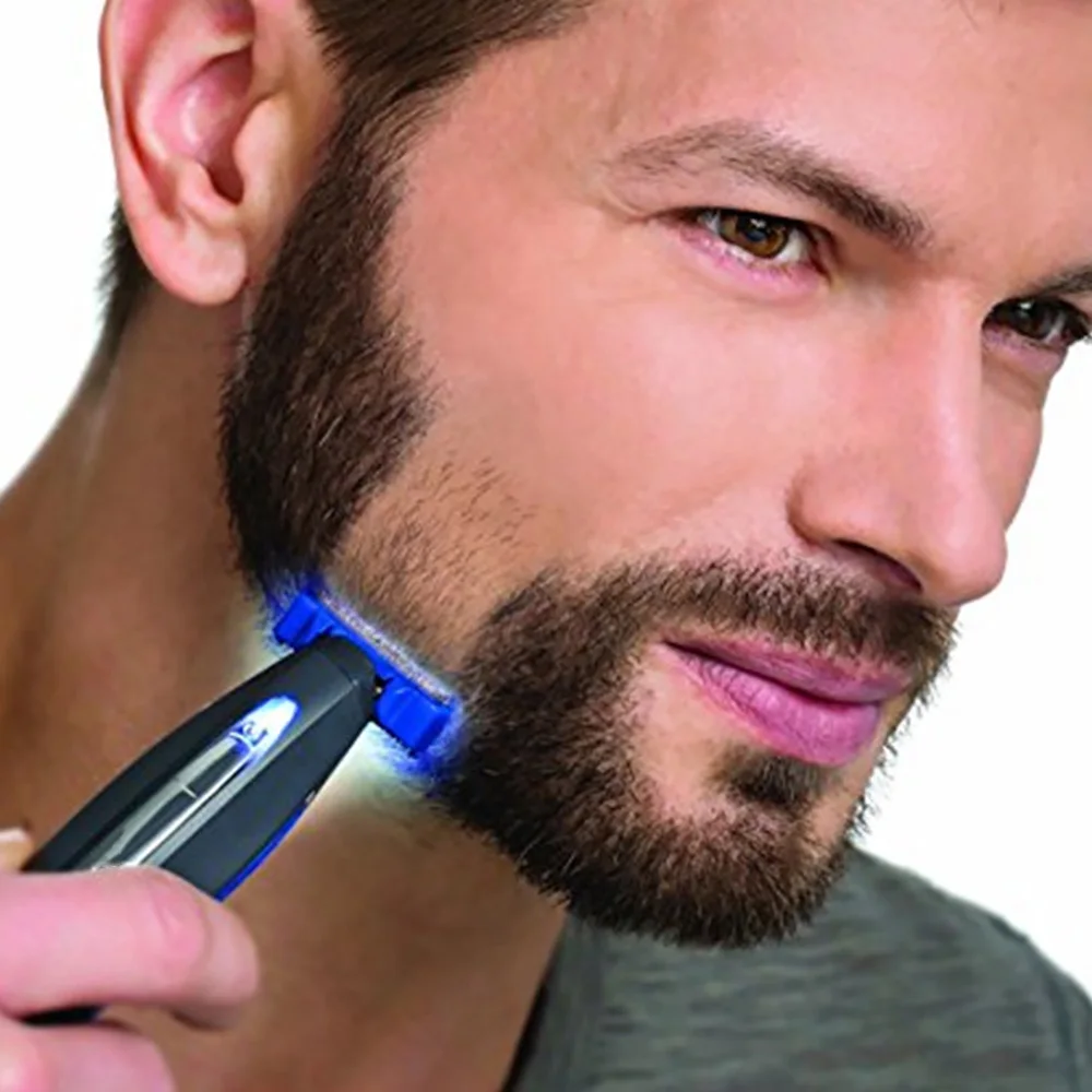 

USB Rechargeable Men Edges Razor Nose Hair Trimmer Shaving Device Trimer Multifunction Trims Deluxe Full Kit