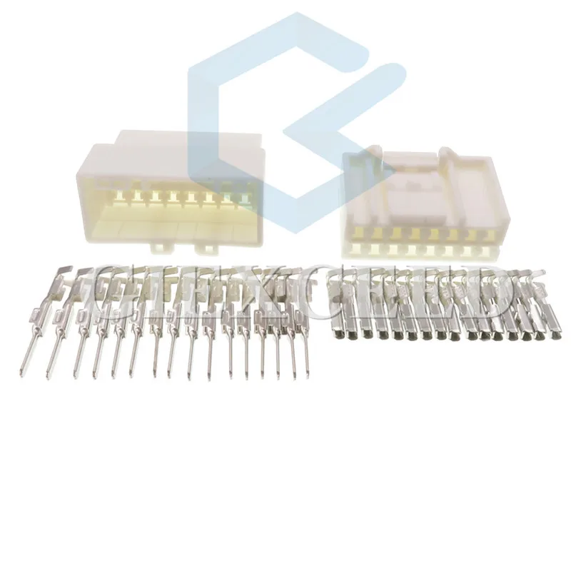 

16 Pin Female Male Automotive Plug Electric Wire Cable Connector Sockets