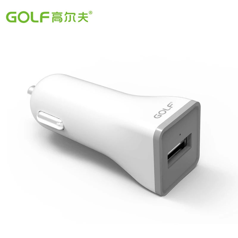 Автомобильное зарядное устройство GOLF 5 в 1 а с одним выходом USB для iPhone X XR XS 11 Pro Max 12