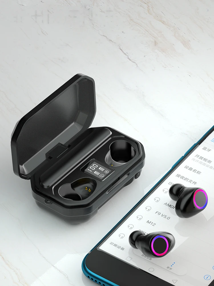 Wireless Bluetooth Headphones Earphone Touch Control Sports Waterproof Earphone Headsets with Microphone Music Earbuds For Phone