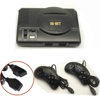 

Retro Mini AV OUT Video Game Console Retro game games For Sega MegaDrive 16 Bit Games with 100 Built-in Games Two Gamepads gift