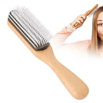 

Barber Accessories Nine Row Comb Hair Scalp Massage Comb Hair Styling Hairdressing Comb Hair Brush Salon Hair