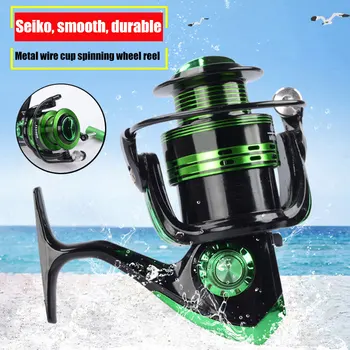 

Hot Sale Metal Spin Fishing Reel Fish Wheel Tackle Folding Arm Portable Accessoies Parts G66