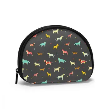 

2020 Man Women Smart Wallet Business Card Wallet Credit Business Mini Card Wallet Cute Different Dog Breeds